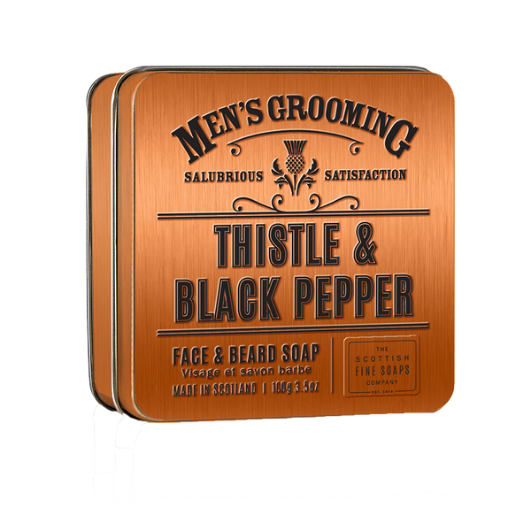 Thistle & Black Pepper Face And Beard Soap