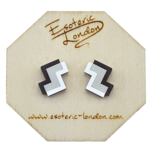 Esoteric London Esoteric London Geometric Stud Earrings