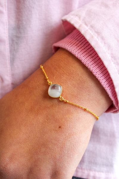 Rainbow Moonstone Bracelet My Doris