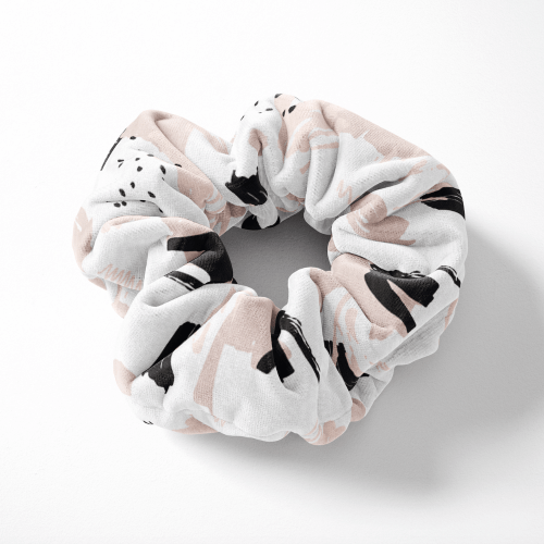 coconut lane Scrunchie – Nude Abstract