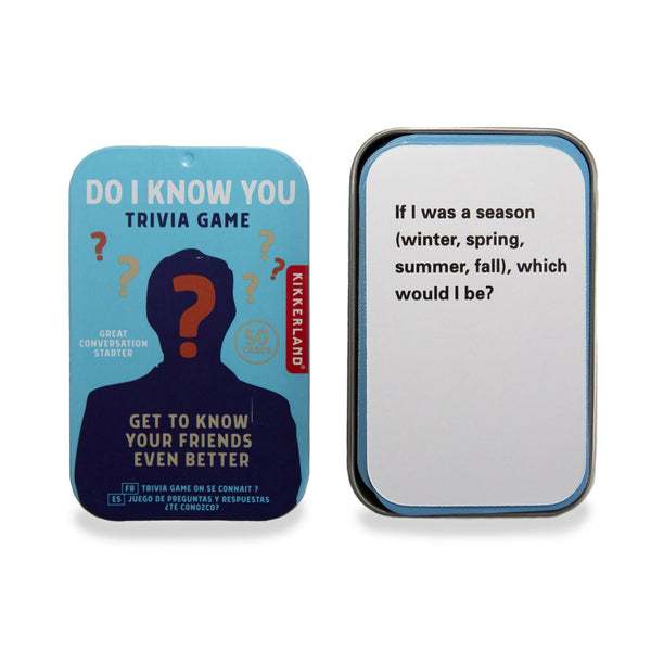 Kikkerland Do I Know You? Trivia Game