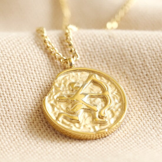 lisa-angel-lisa-angel-gold-stainless-steel-sagittarius-pendant-necklace