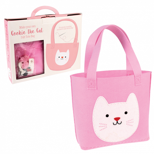 Rex London Make Your Own Cookie The Cat Felt Tote Bag
