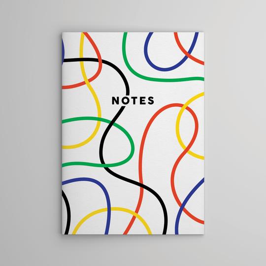 graphic  factory Squiggle Notebook