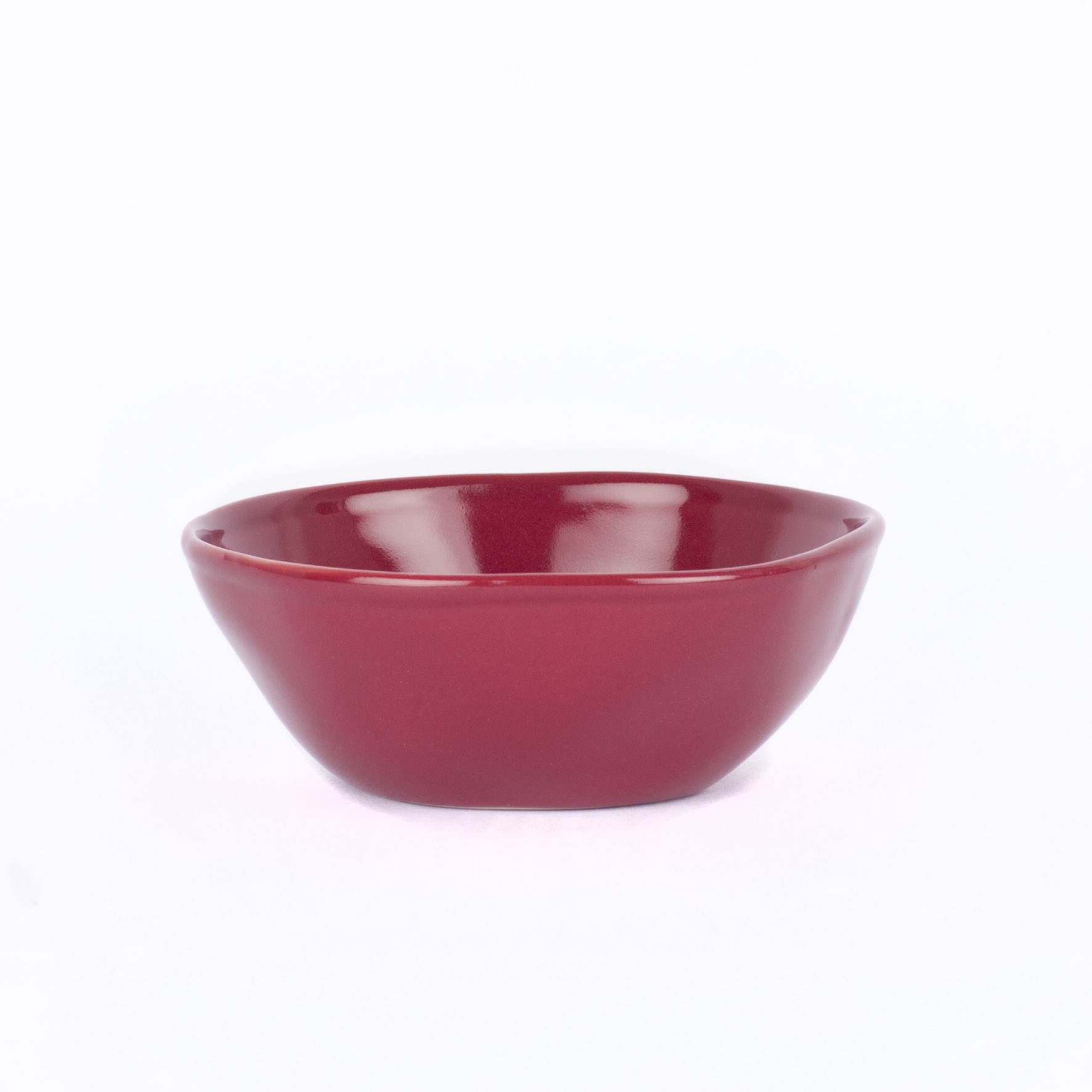 Quail's Egg Raspberry  Ceramic Dipping Bowl Small