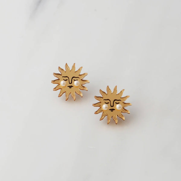 Sun Studs By Wolf And Moon