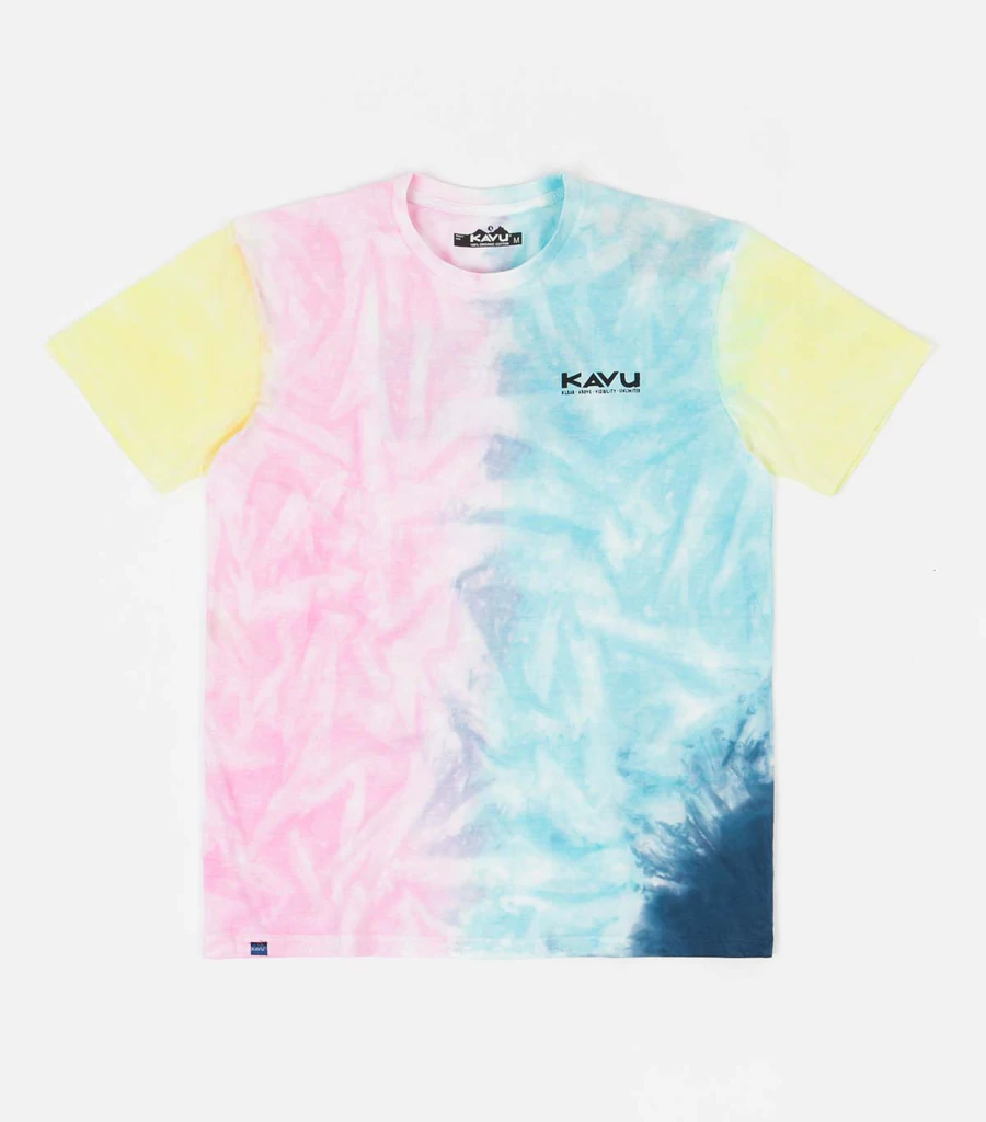 Kavu Klear Above Etch Art - Far Out Tie Dye T shirt