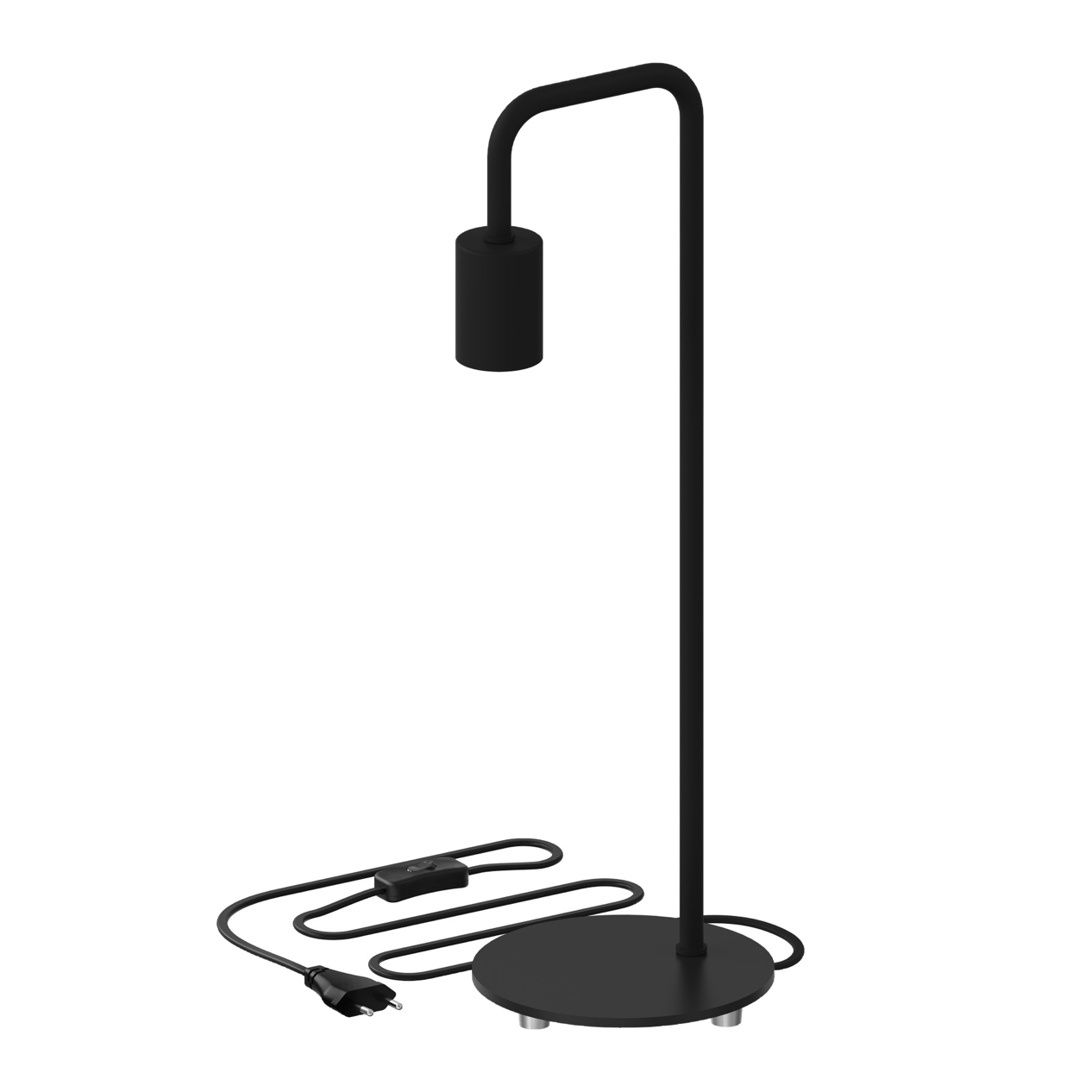 Black U Line Table Lamp