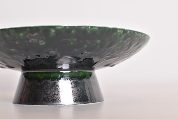 HK Living Ceramic Bowls L Dripping Green