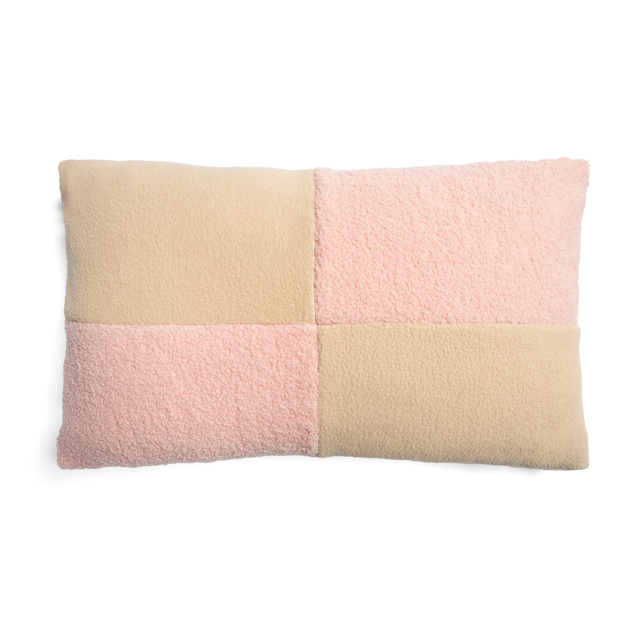 andklevering-pink-check-cushion