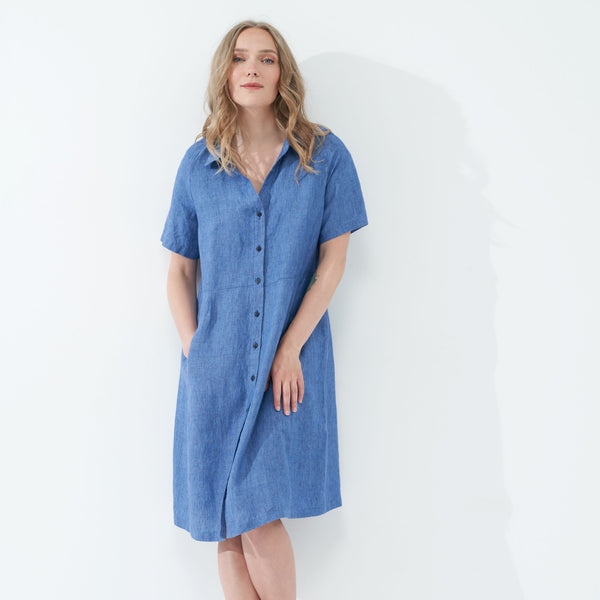 Peri Dress - Blue