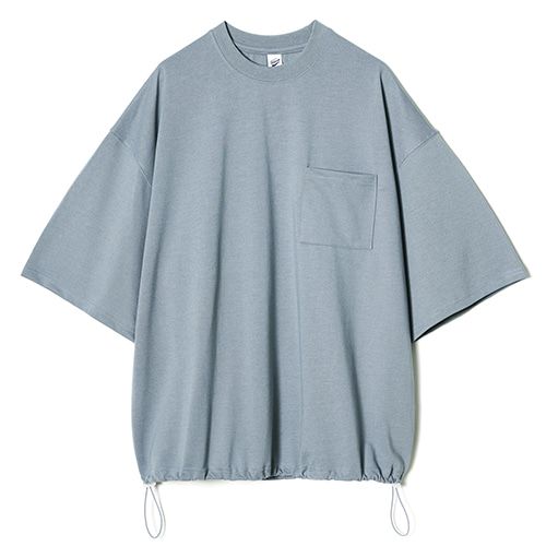 Partimento Oversize String Tee in Copen Blue