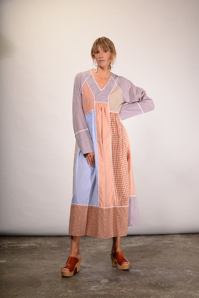 Samode Patchwork Long Dress