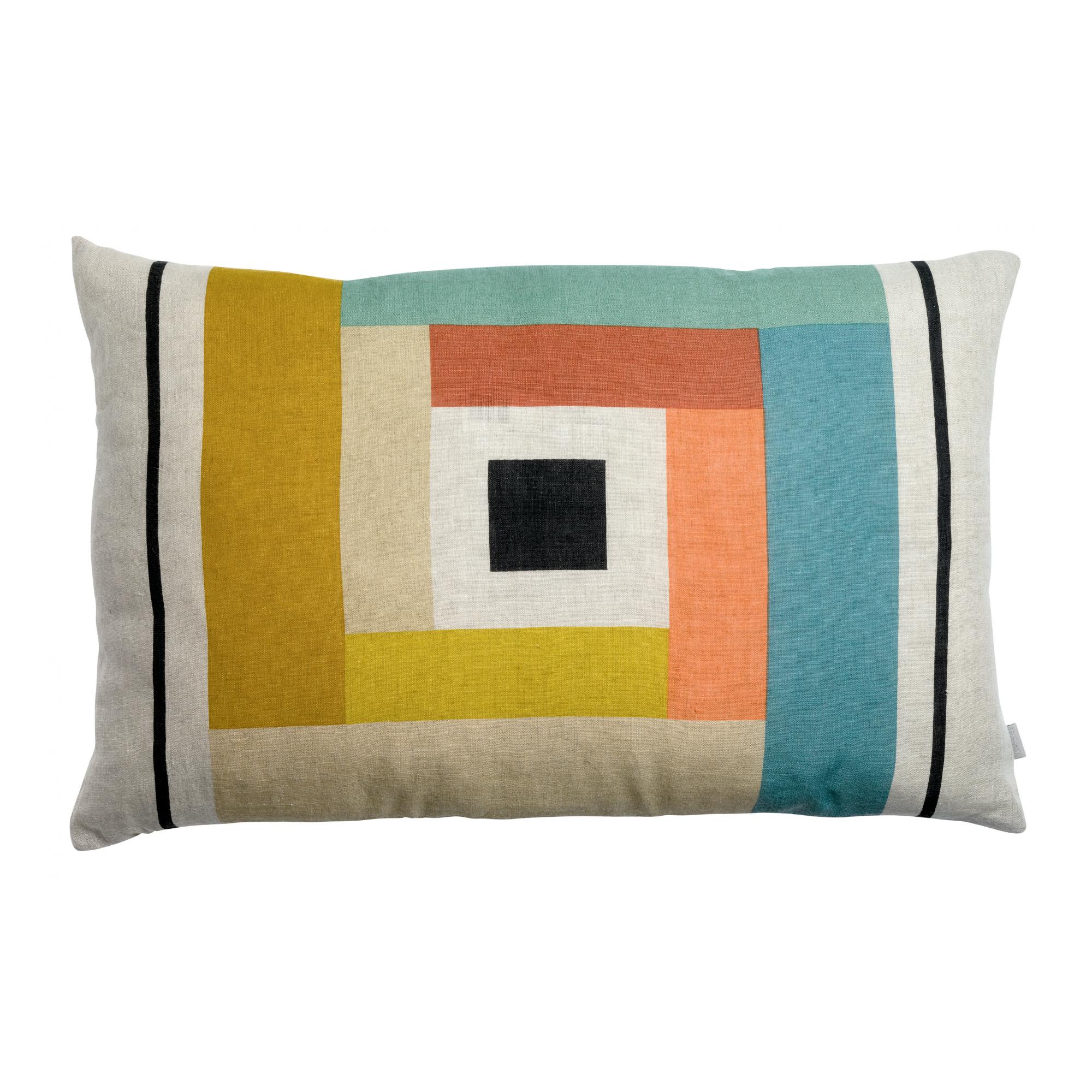 Vivaraise Zeff Dea Multicoloured Linen Cushion 40x65