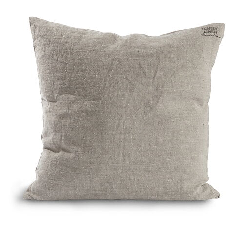 Lovely Linen Linen Cushion Cover - Natural Beige
