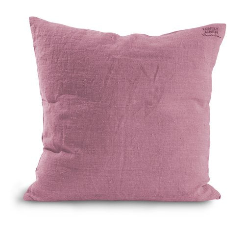 Linen Cushion Cover - Old Rose