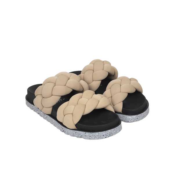 Surface Project Gro Beige Puff Sandal Vegan Recycled
