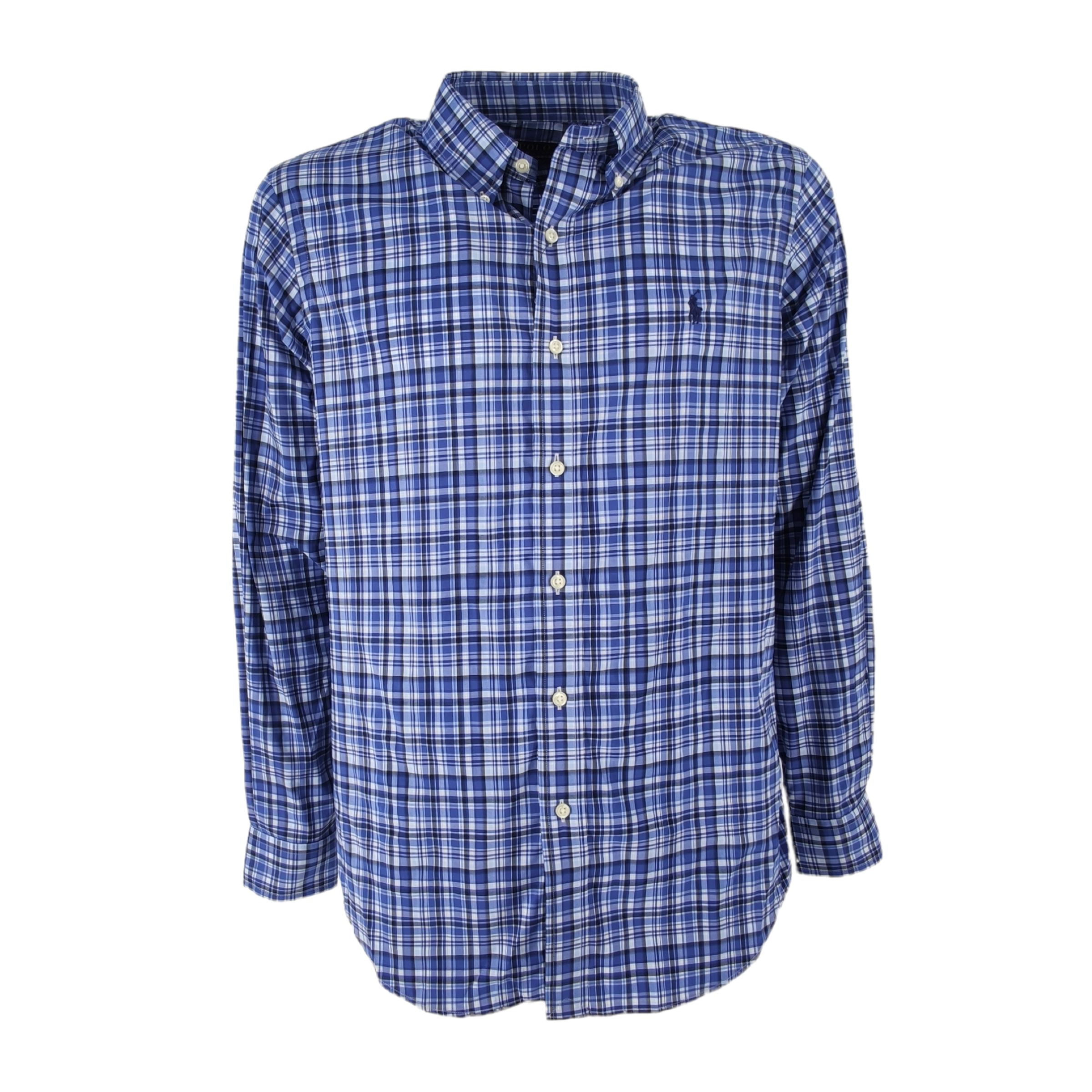 Classic Fit Shirt Performance Men Navy Multi