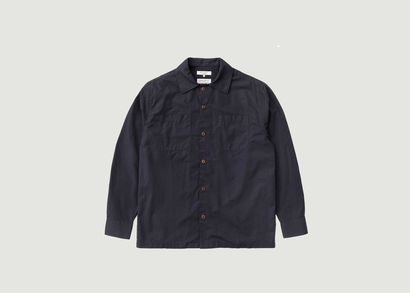 Nudie Jeans Vincent Vacay Organic Cotton And Linen Shirt