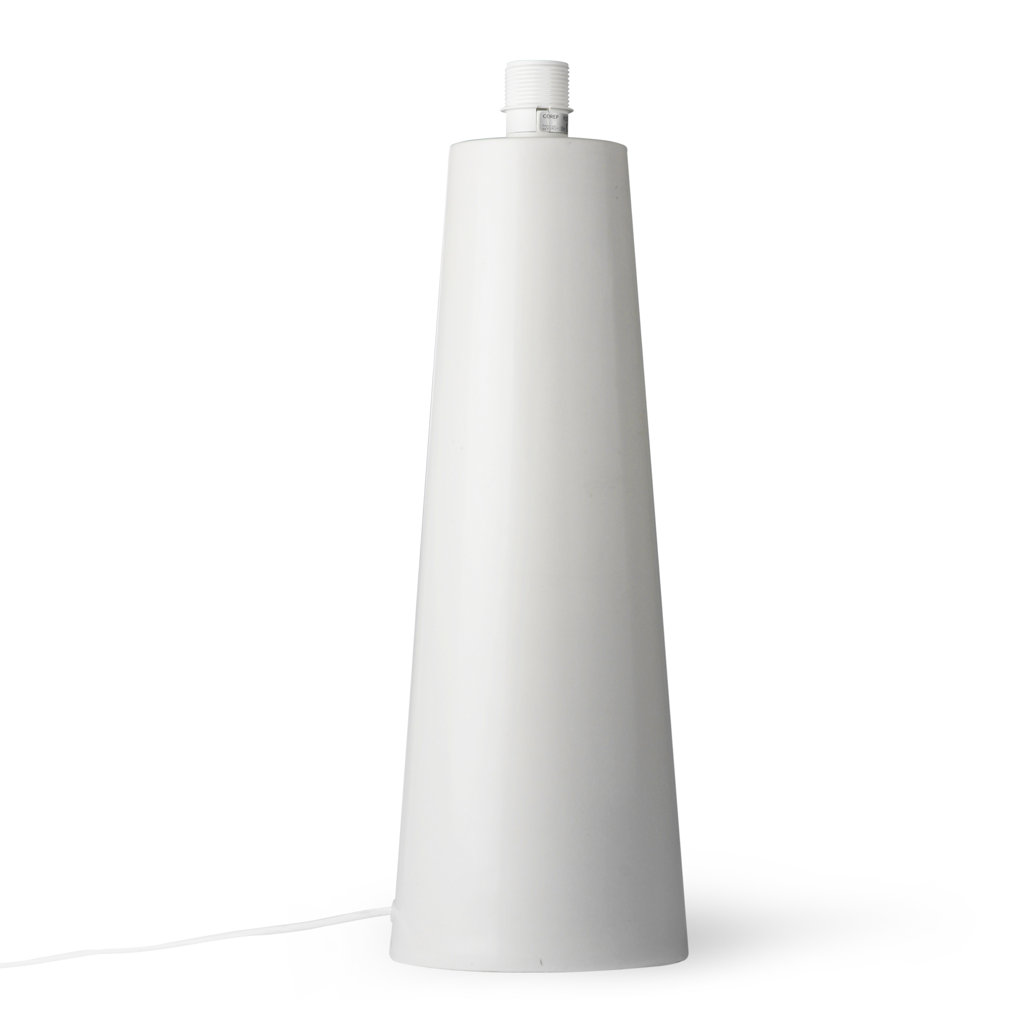 Grey Cone Ceramic Lamp Base