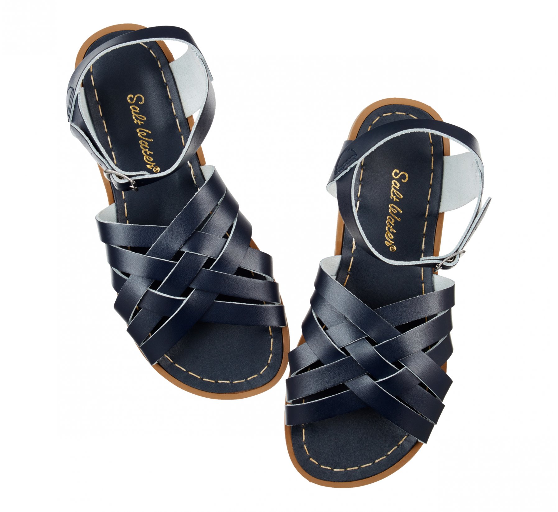 Navy Retro Sandals