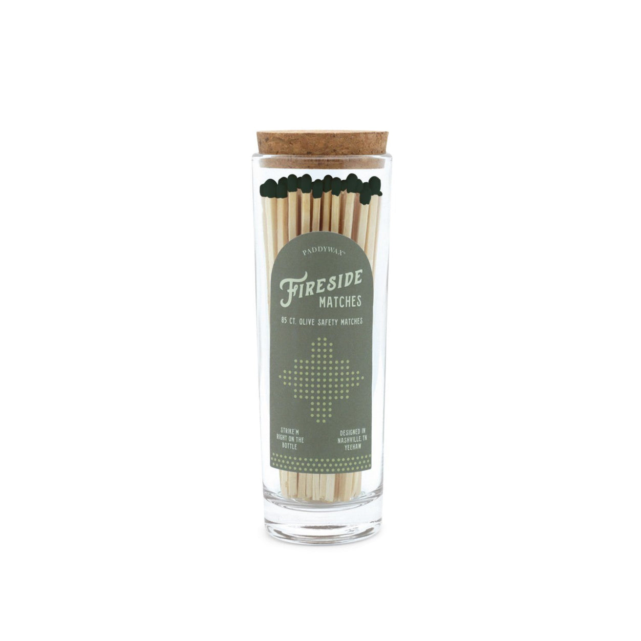 Paddywax Fireside Safety Matches - Green