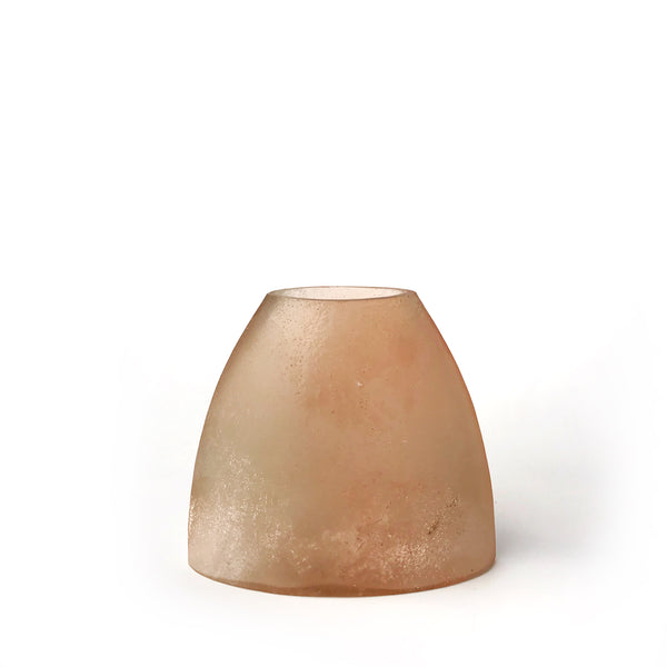 ANZI Barcelona Peach Frost Glass Vase