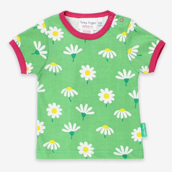 Organic Daisy Print T-shirt