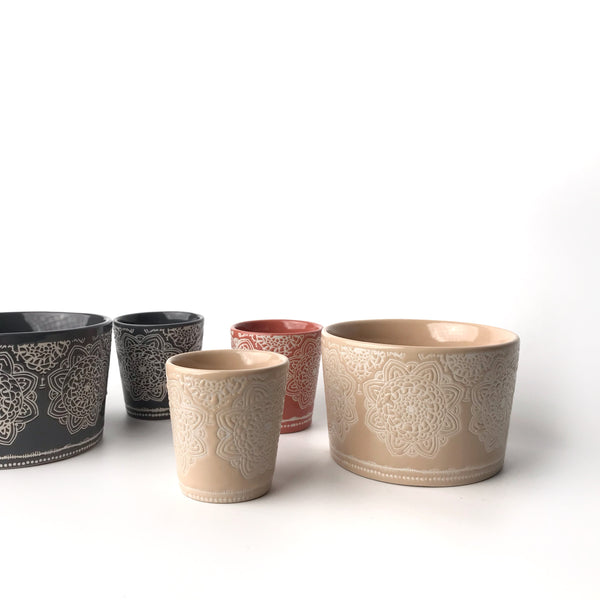 ANZI Barcelona Java Ceramic Bowl Charcoal