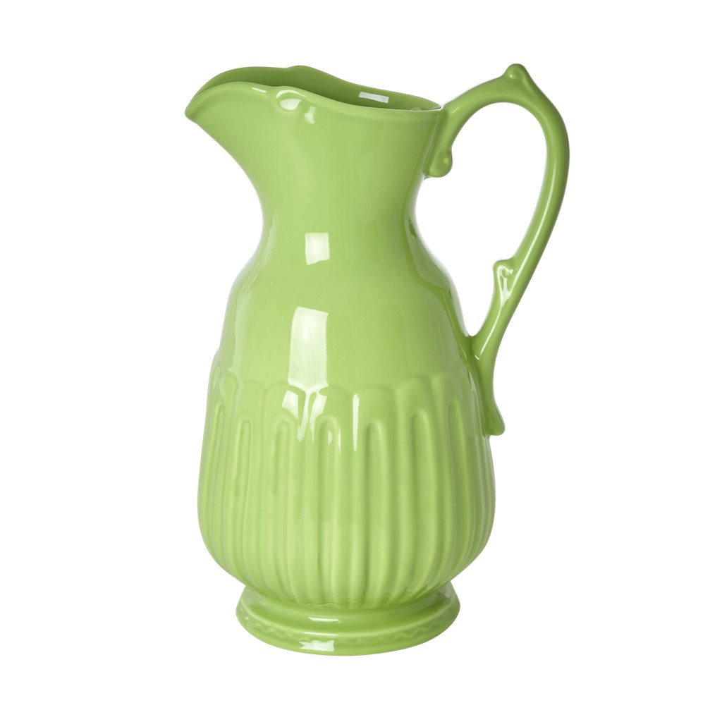 Lime Green Ceramic Jug