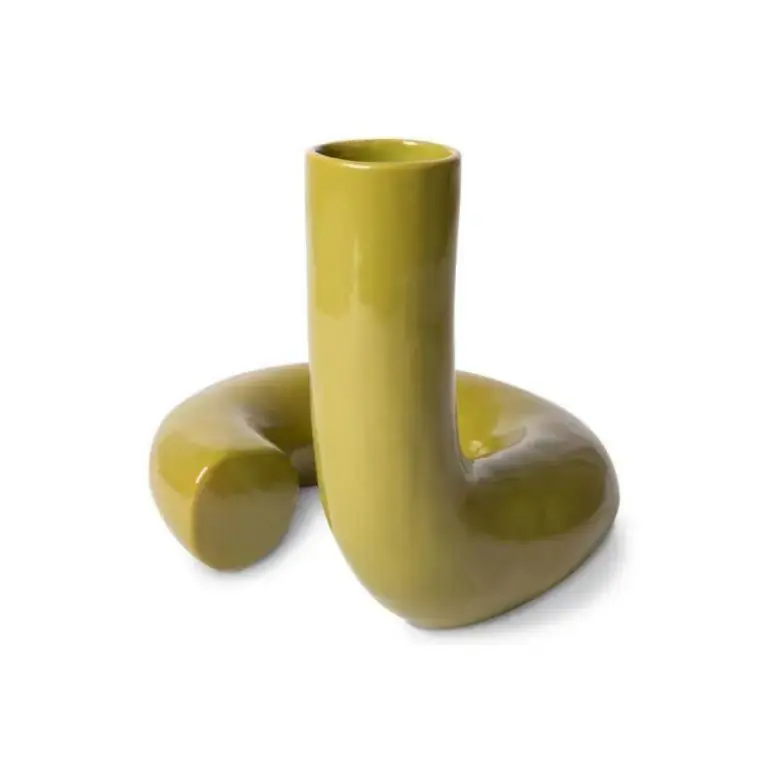 HK Living Vase Twisted Olive