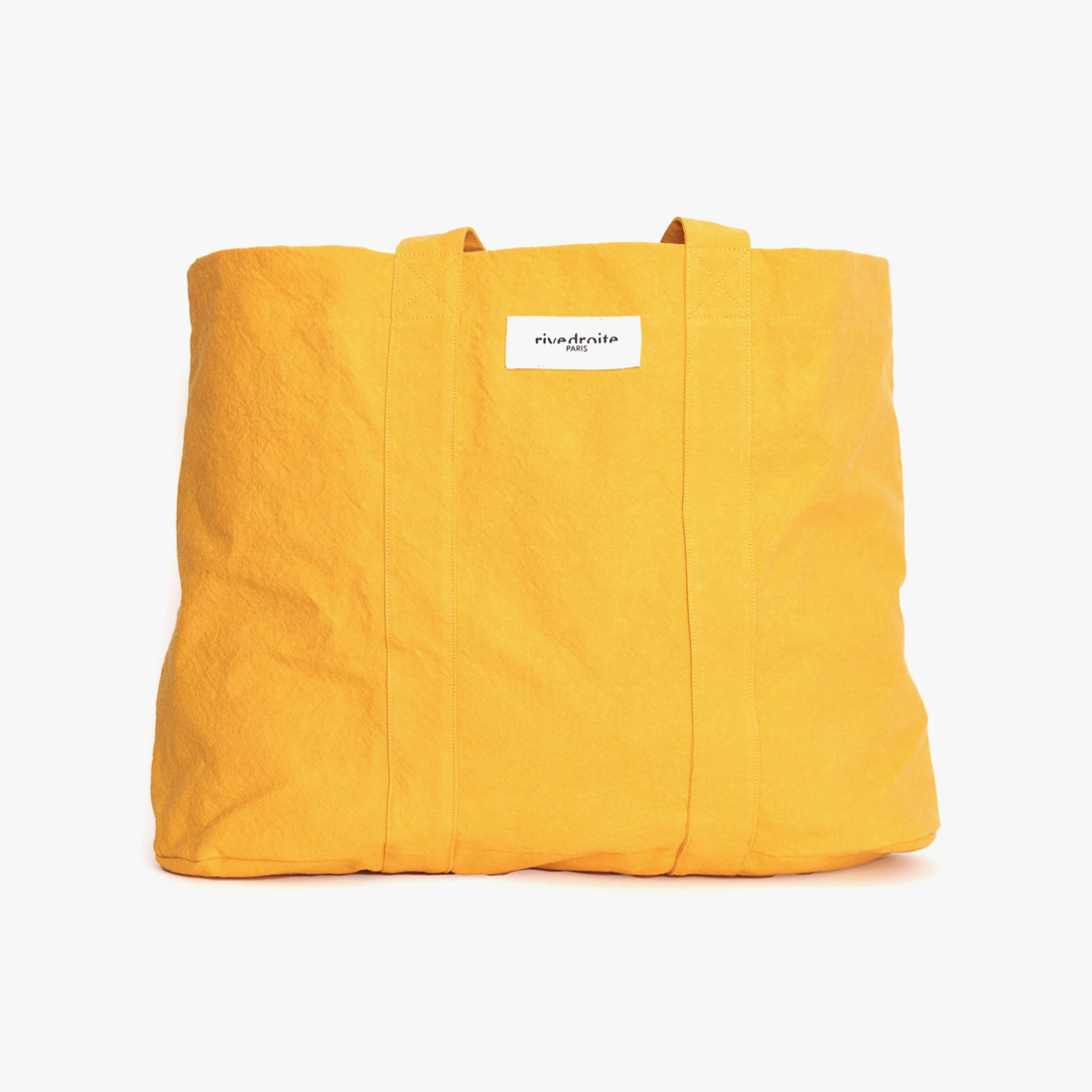 Rive Droite Yellow Recycled Cotton Tote Bag - Marcel 