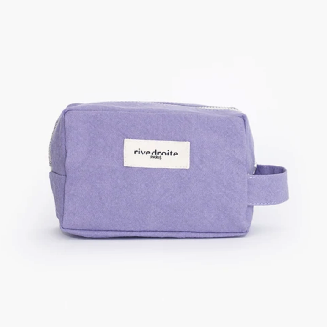Rive Droite Paris Lilac Recycled Cotton Make-up Bag - Tournelles 