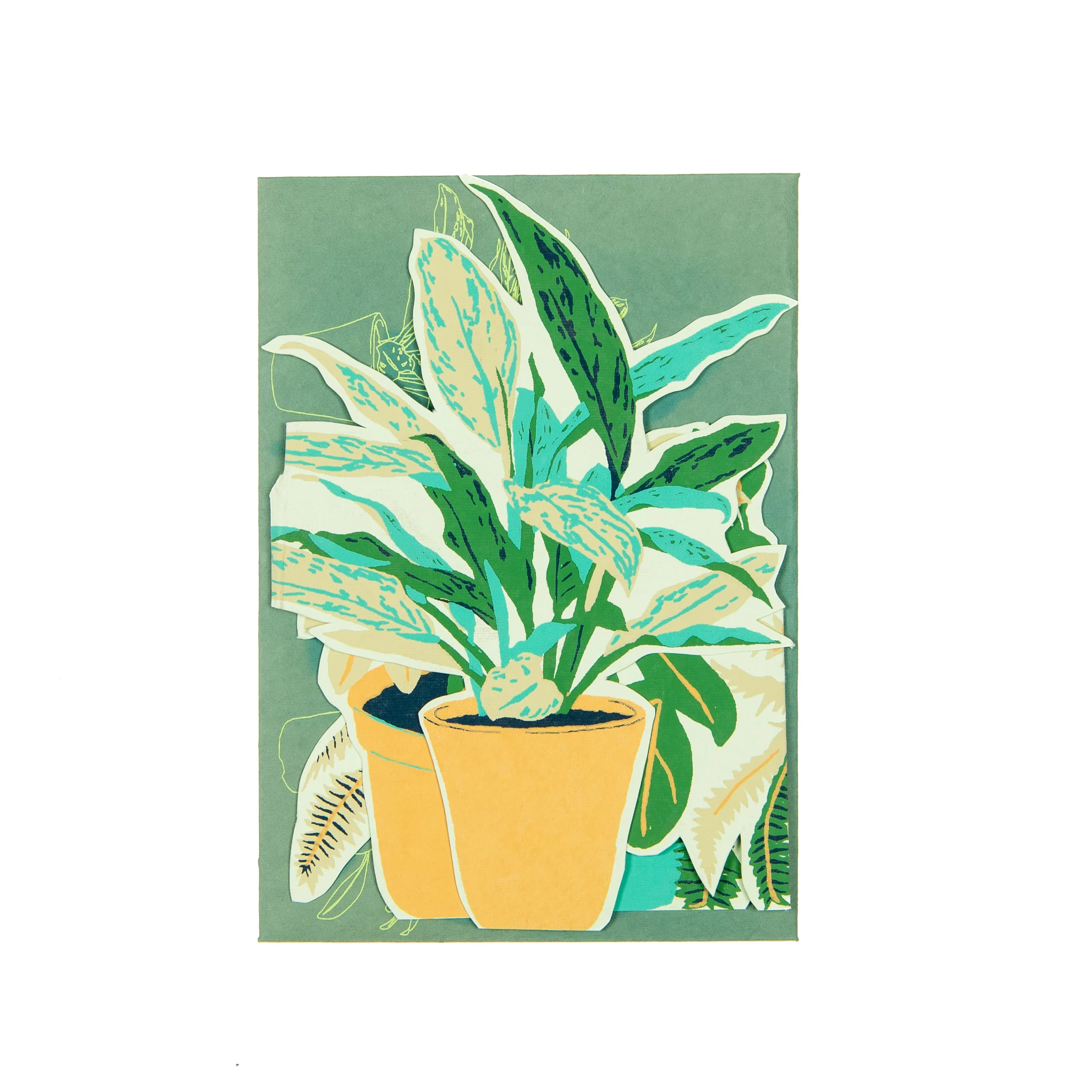 East End Press House Plant Pot Greetings Card