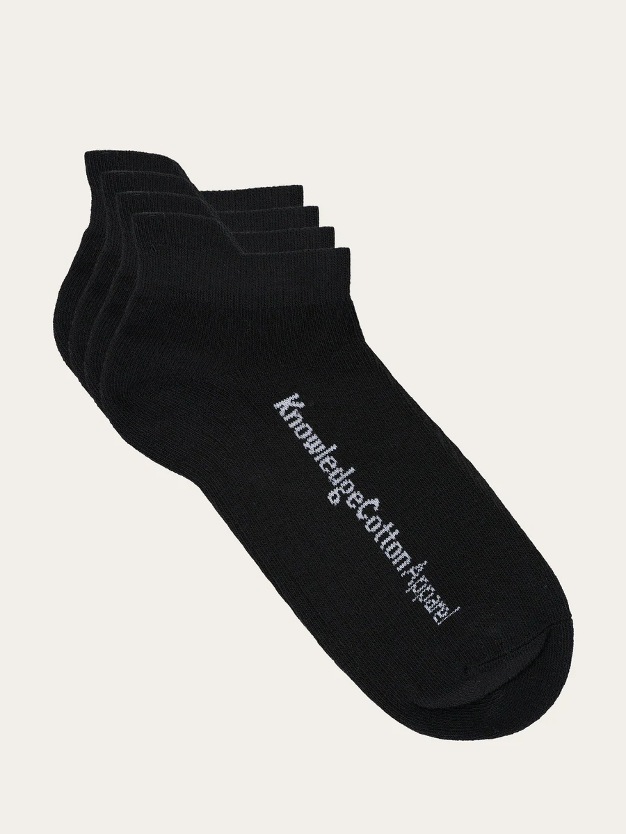 Knowledge Cotton Apparel  83145 Willow 2-pack Footie Black Jet