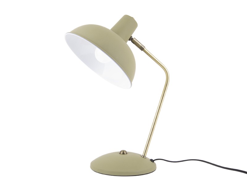 Present Time Olive green hood lamp
