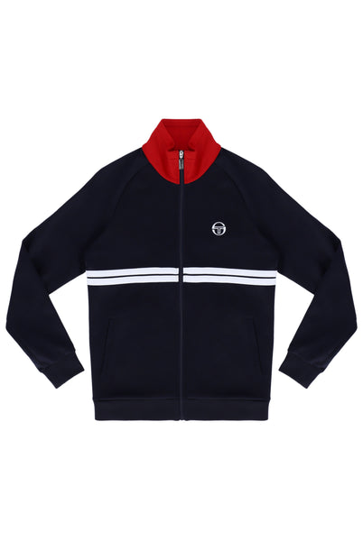 Dallas Track Top - Night Sky/tango Red/white