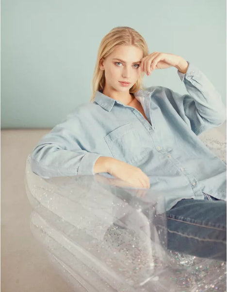 Camila Shirt Chambray Denim