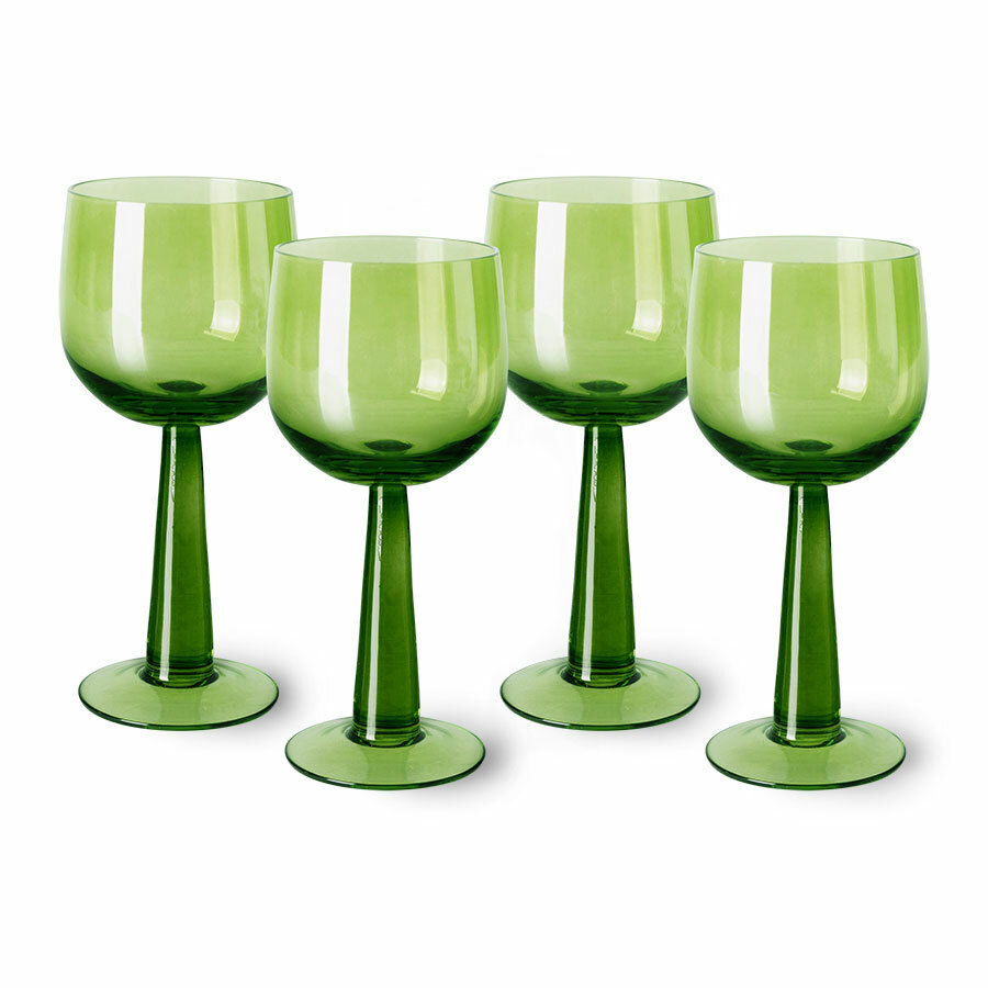 Lime Tall Wine Glass - Set of 4