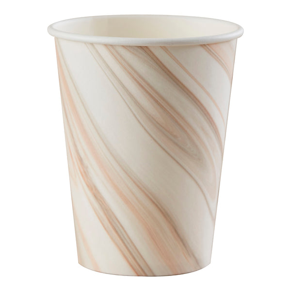 Ginger Ray Natural Marble Print Paper Cups