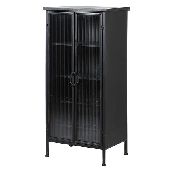 Not specified Black Metal Wine Cabinet