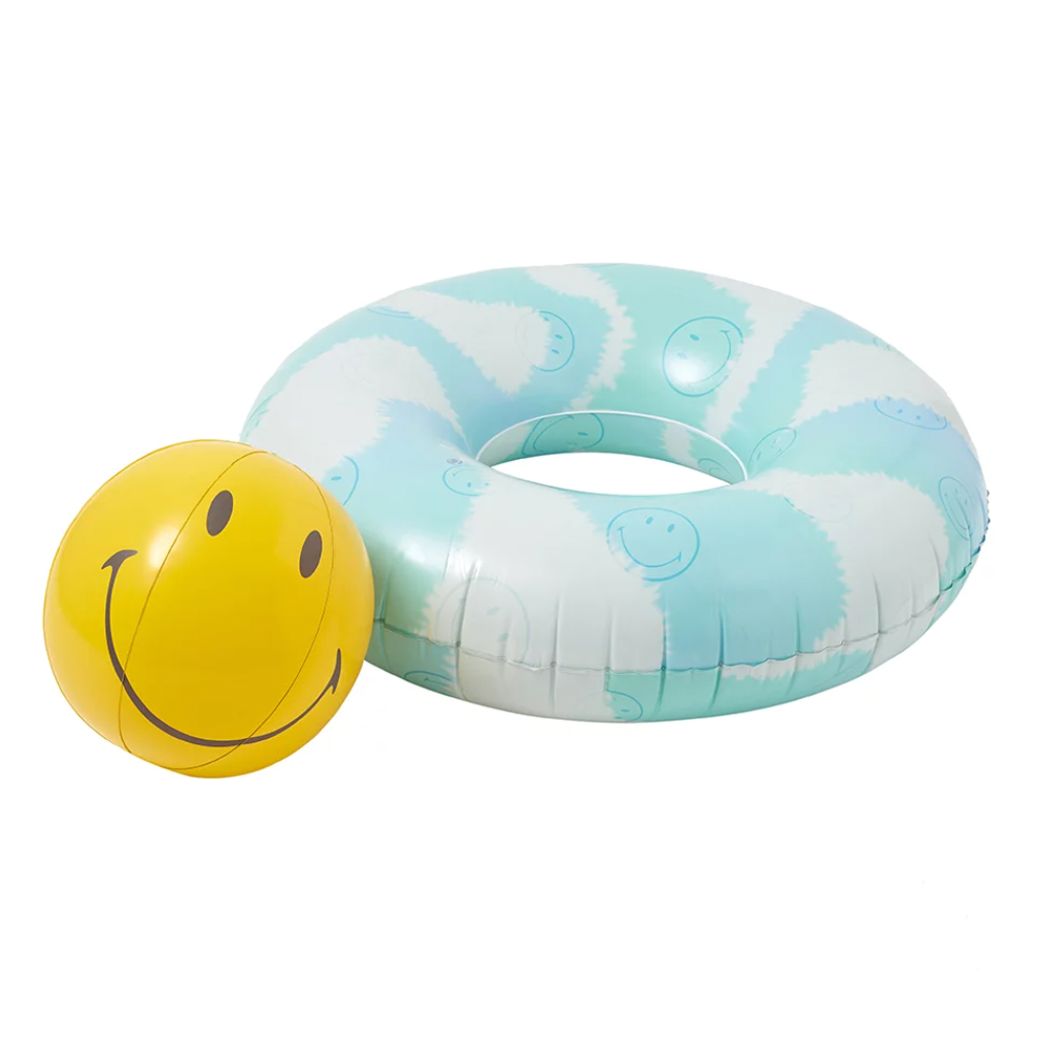 Sunnylife Limited Edition Smiley Pool Ring & Ball