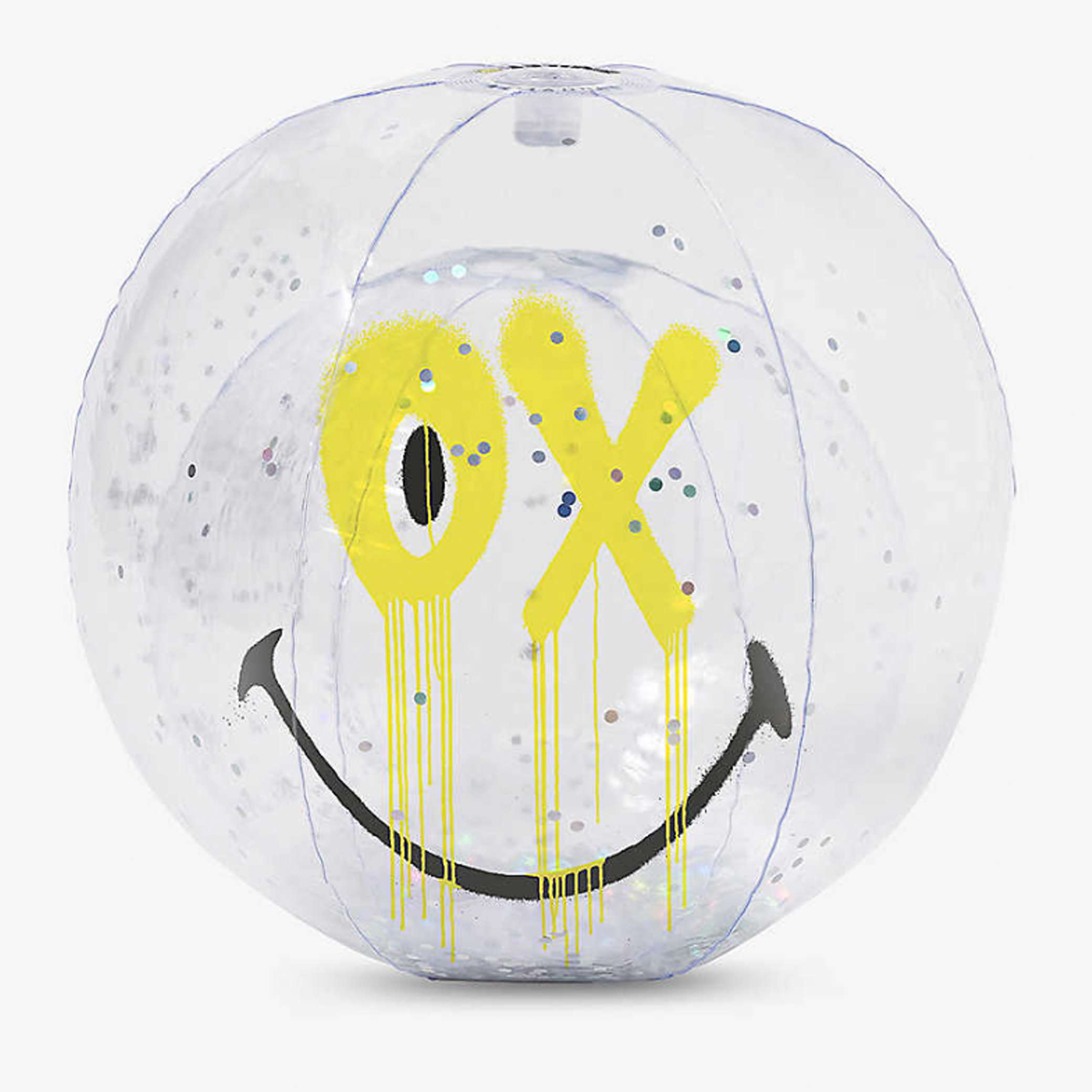 Sunnylife Limited Edition Smiley Graphic Print Beach Ball