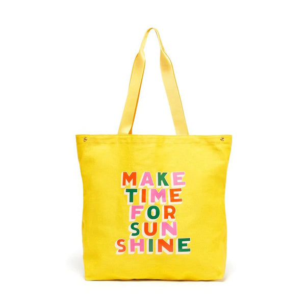 Ban.do Deluxe Tote Bag - Make Time For Sunshine