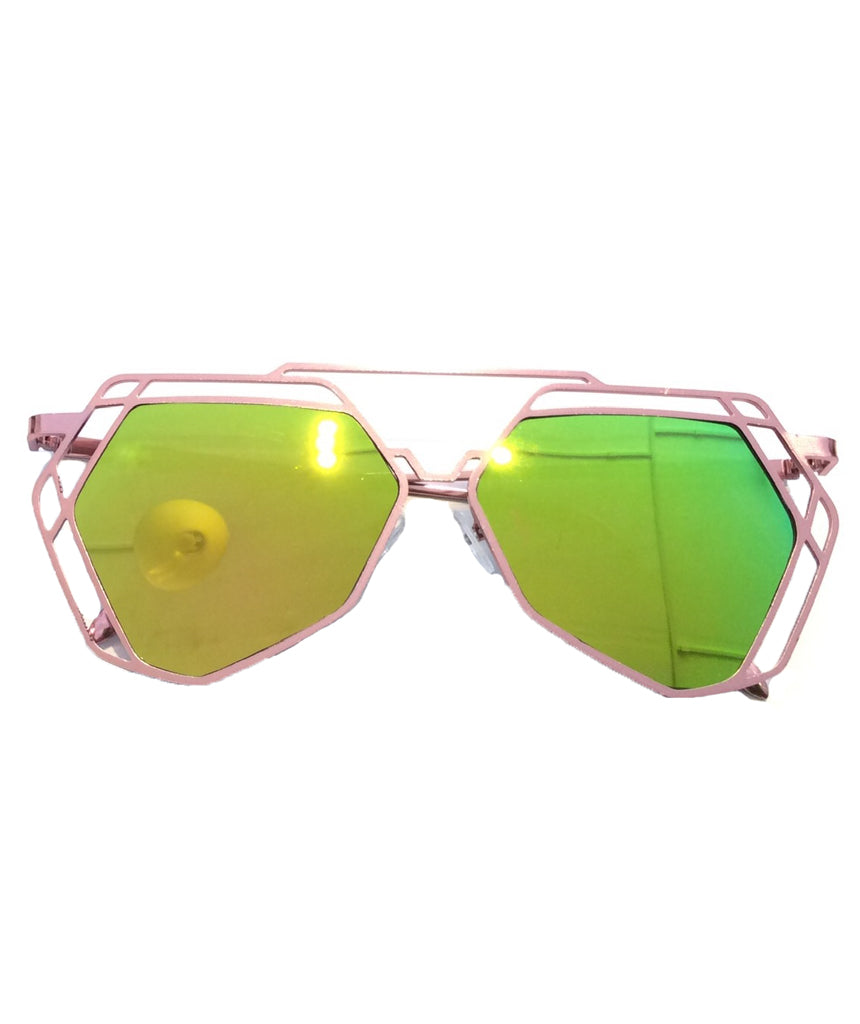 Retro Geometric Sunglasses