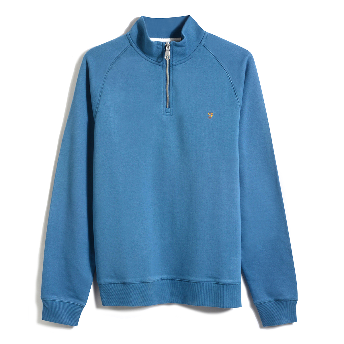 Jim 1/4 Zip Funnel Neck (Saxe)