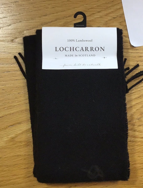 Lochcarron of Scotland Black Scarf