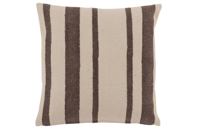 Jolipa Cushion Irregular Lines Cotton Brown/Beige 