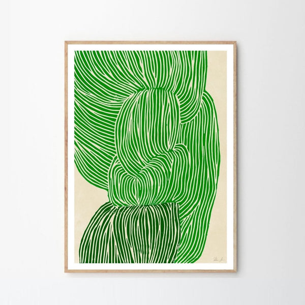 'green Ocean' Print By 30 X 40 Cm