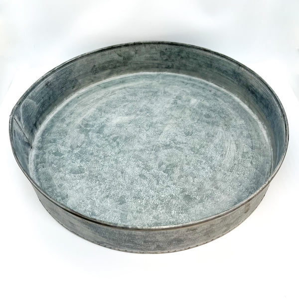 Zinc Deep Sided Tray 29cm